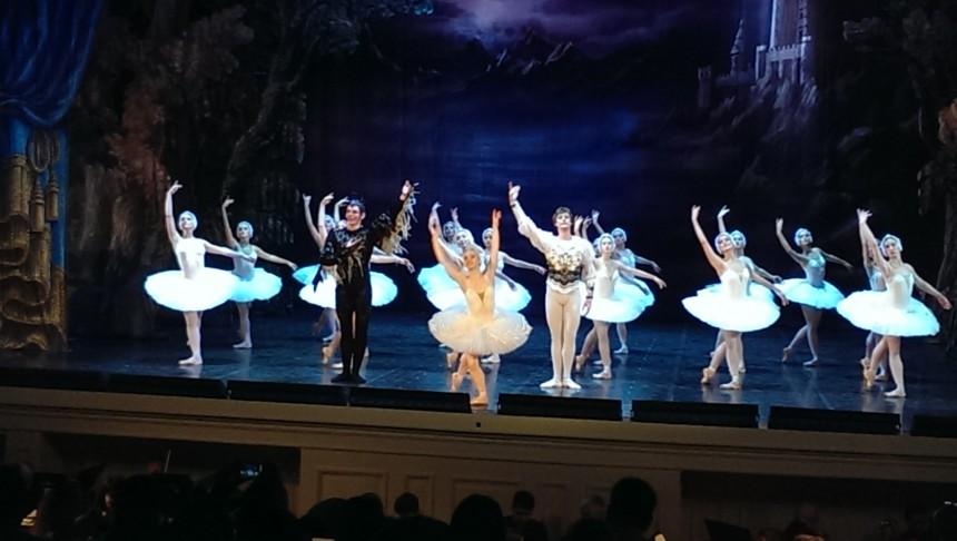 Performers of the Swan Lake ballet